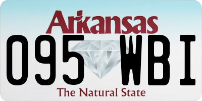 AR license plate 095WBI