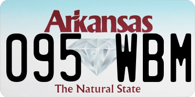 AR license plate 095WBM