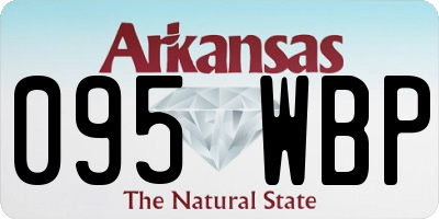 AR license plate 095WBP