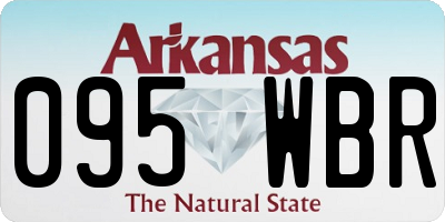 AR license plate 095WBR