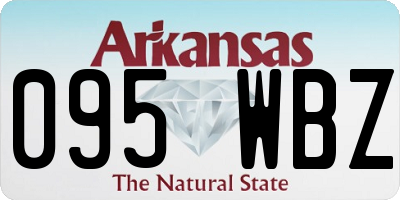 AR license plate 095WBZ