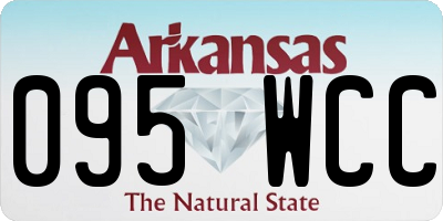AR license plate 095WCC
