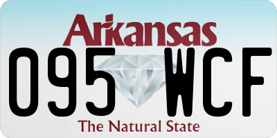 AR license plate 095WCF