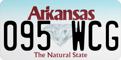 AR license plate 095WCG