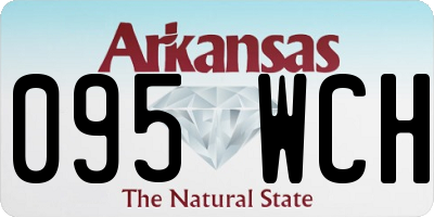 AR license plate 095WCH