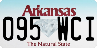 AR license plate 095WCI