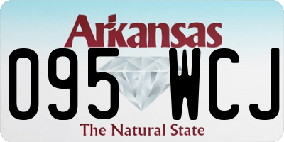 AR license plate 095WCJ