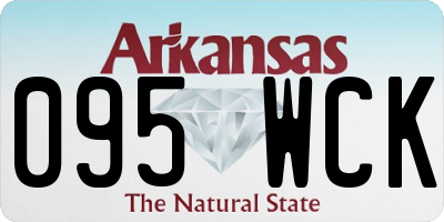 AR license plate 095WCK