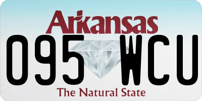 AR license plate 095WCU