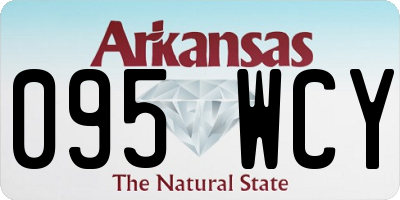 AR license plate 095WCY