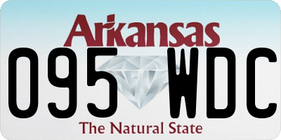 AR license plate 095WDC