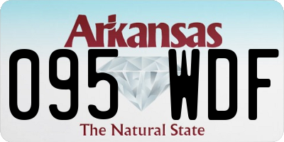 AR license plate 095WDF