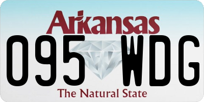 AR license plate 095WDG