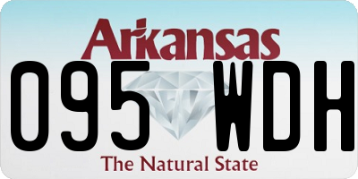 AR license plate 095WDH