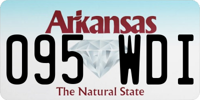 AR license plate 095WDI