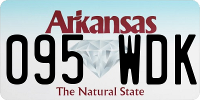 AR license plate 095WDK