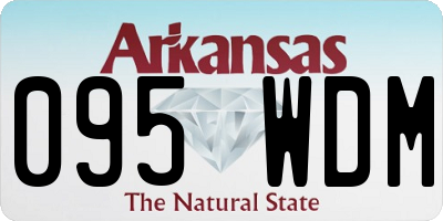 AR license plate 095WDM