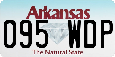 AR license plate 095WDP