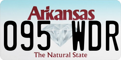 AR license plate 095WDR