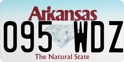 AR license plate 095WDZ