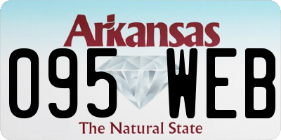 AR license plate 095WEB