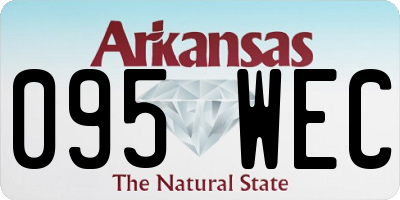 AR license plate 095WEC
