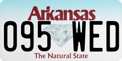 AR license plate 095WED