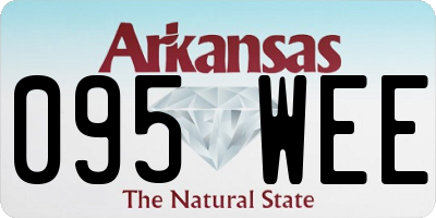 AR license plate 095WEE