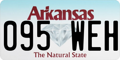 AR license plate 095WEH