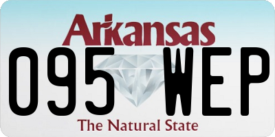 AR license plate 095WEP