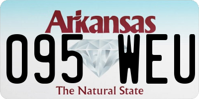 AR license plate 095WEU