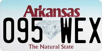 AR license plate 095WEX