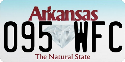 AR license plate 095WFC