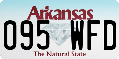 AR license plate 095WFD