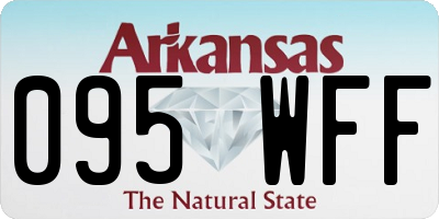 AR license plate 095WFF