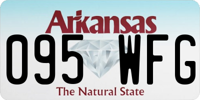 AR license plate 095WFG