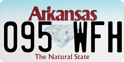 AR license plate 095WFH