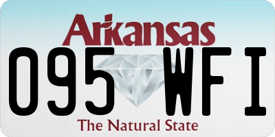 AR license plate 095WFI