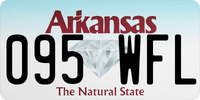 AR license plate 095WFL