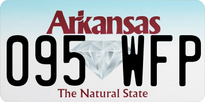AR license plate 095WFP