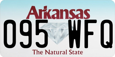 AR license plate 095WFQ
