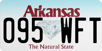 AR license plate 095WFT