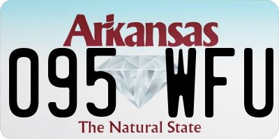AR license plate 095WFU