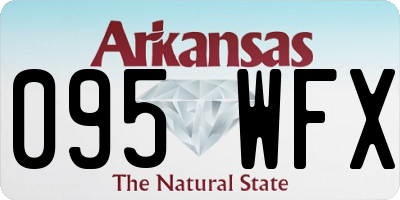 AR license plate 095WFX