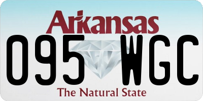 AR license plate 095WGC