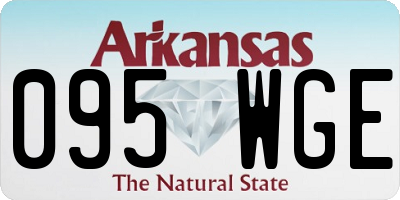 AR license plate 095WGE