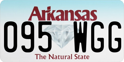 AR license plate 095WGG