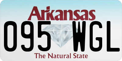 AR license plate 095WGL