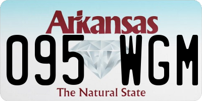 AR license plate 095WGM