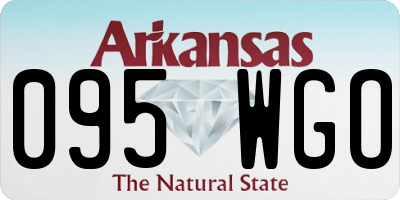 AR license plate 095WGO